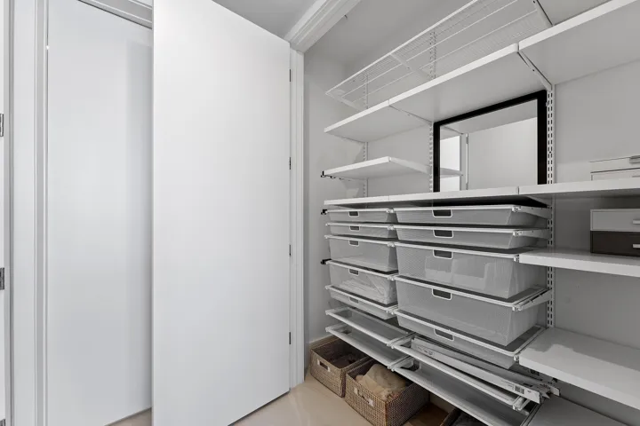 MASTER BEDROOM REACH-IN CLOSET