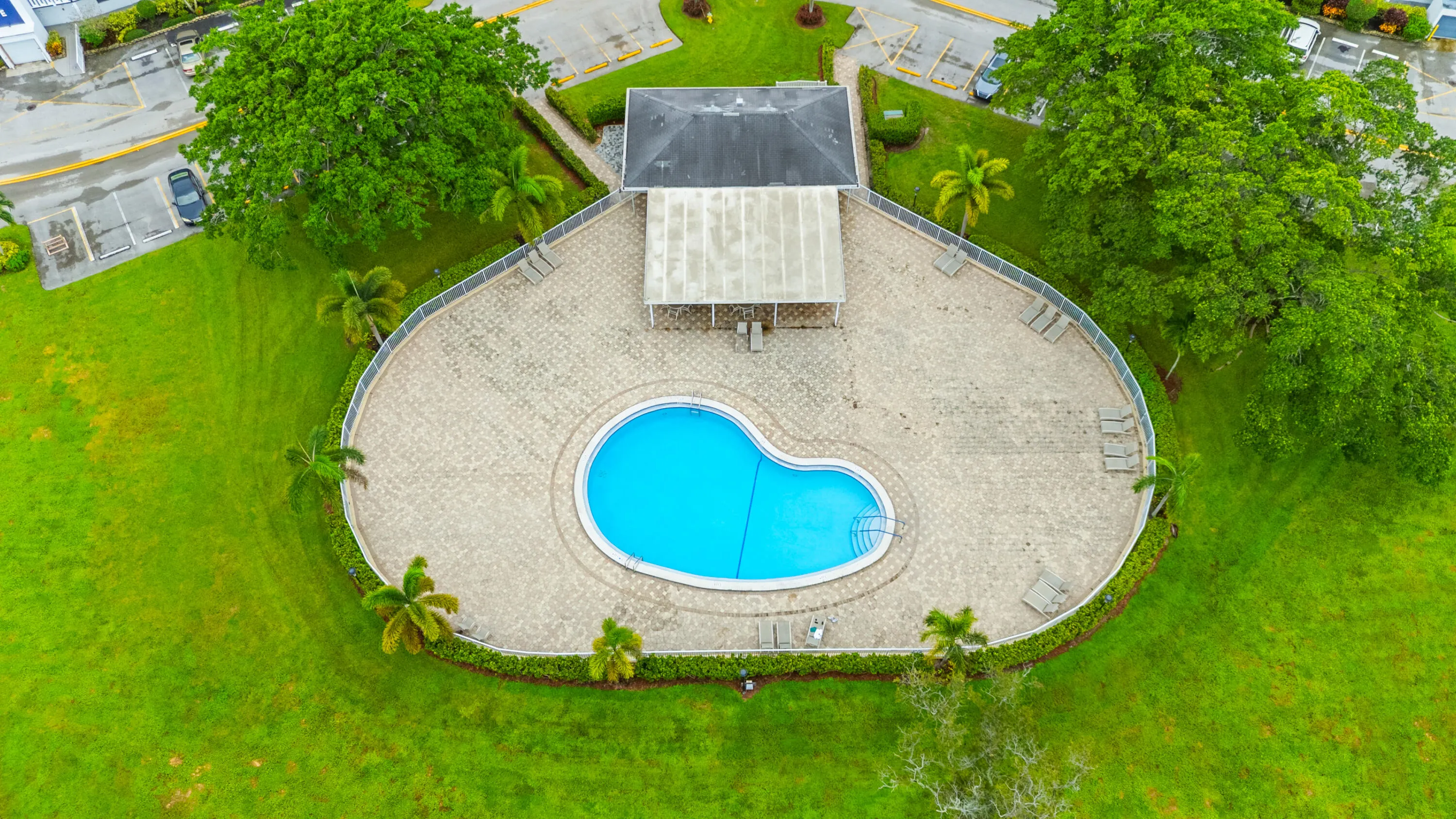 Berkshire Pool Directly Behind the Building
