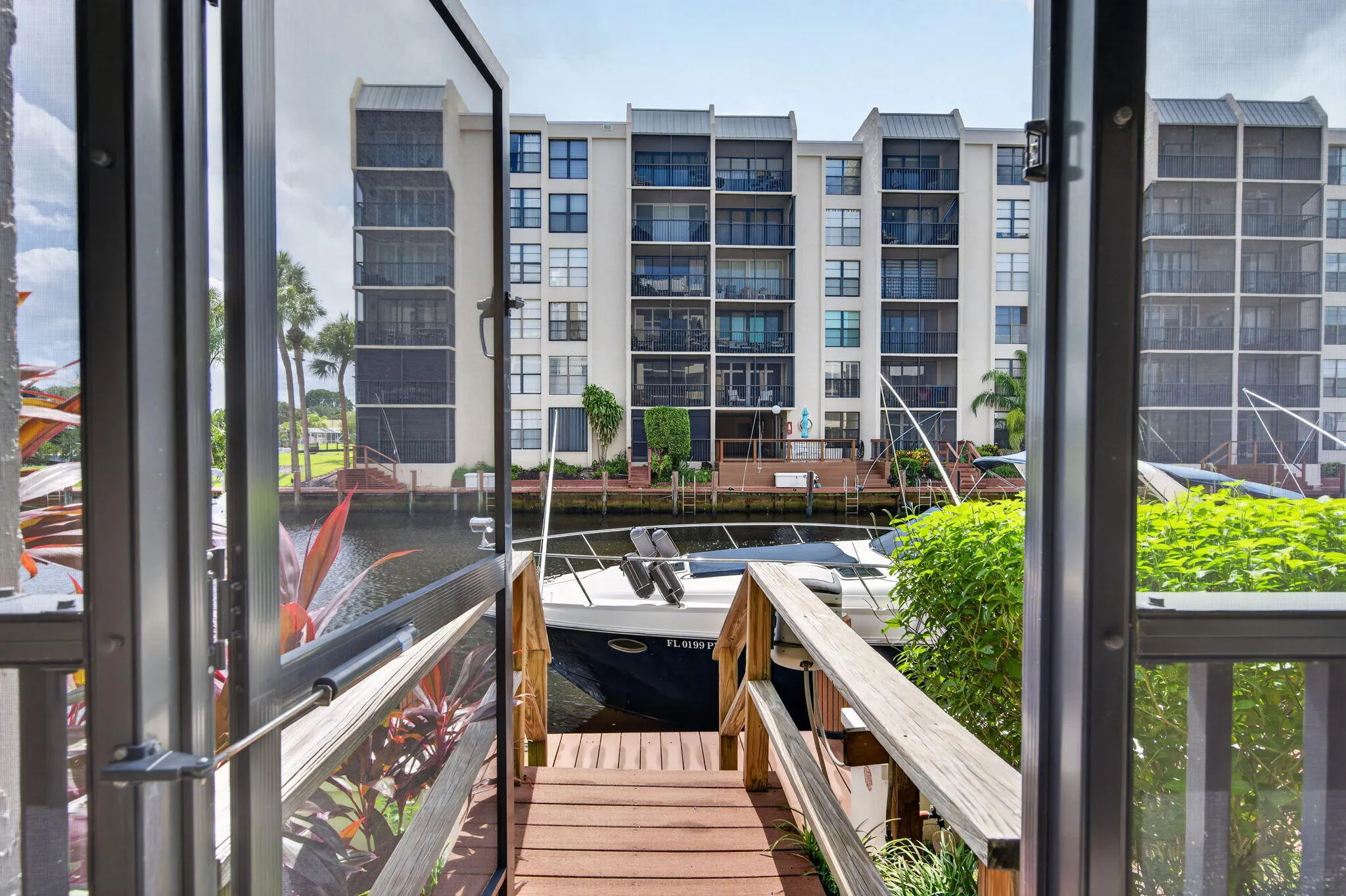 Walk out to Private Dock