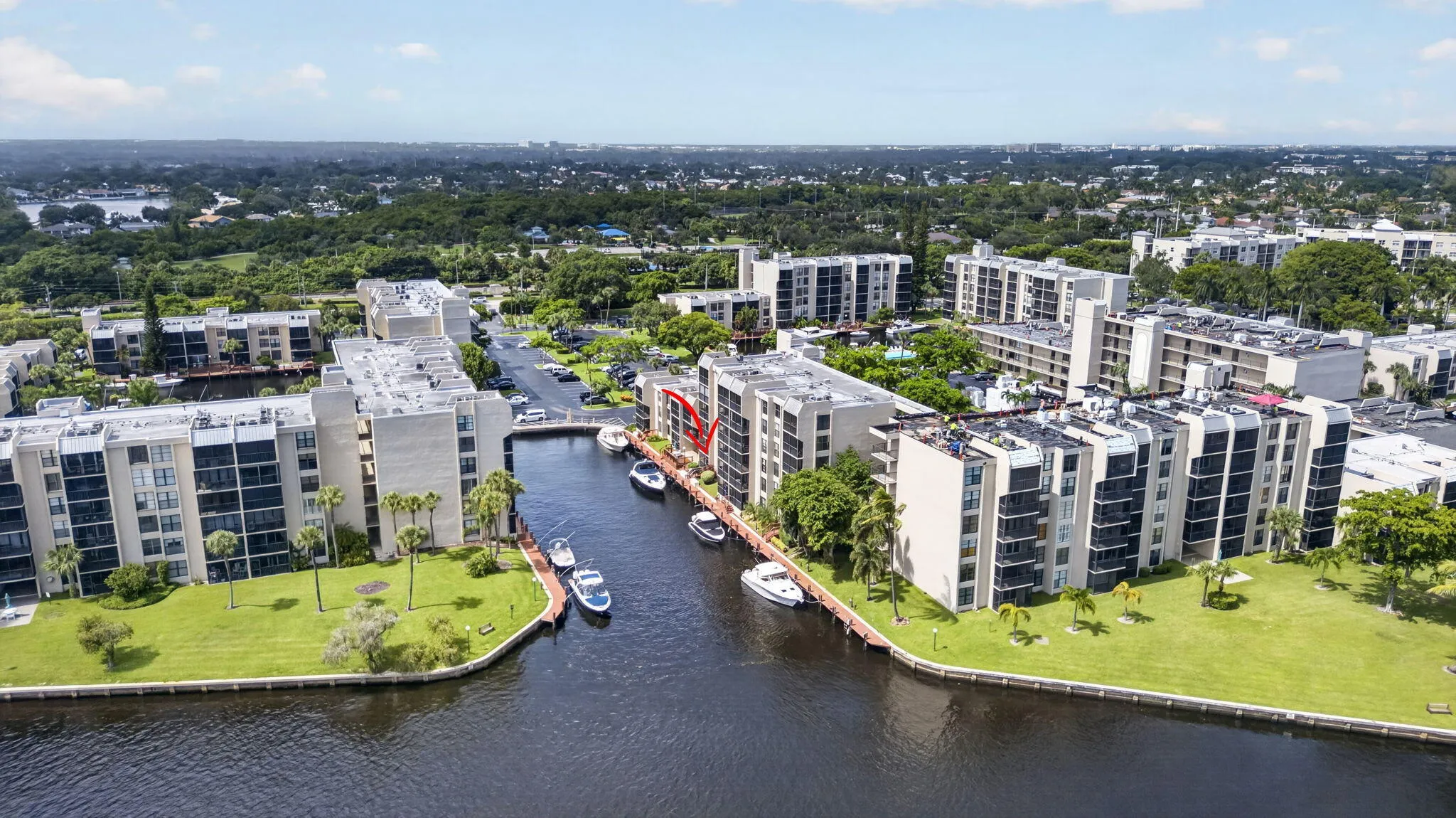 Widest Interior Canal in Boca Bayou