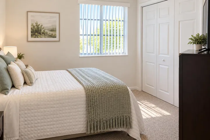 Guest Bedroom - AI Enhanced