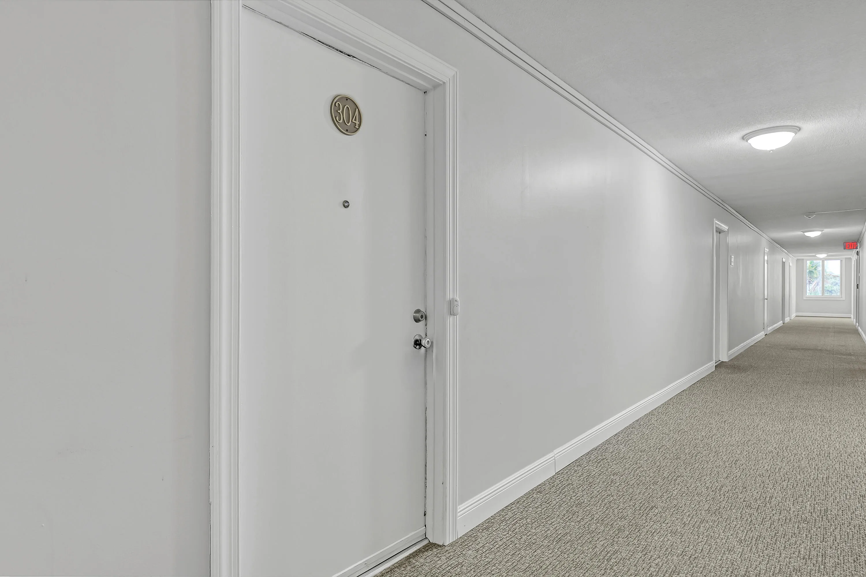 Exterior hallway