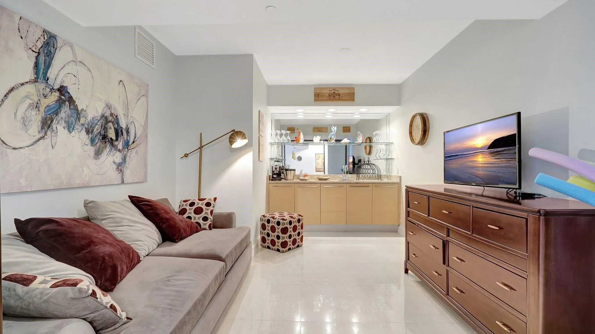 Den with Queen sofa Bed