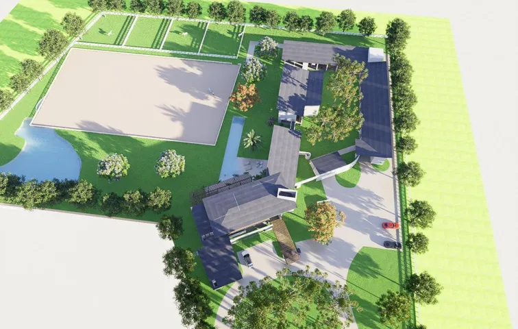 Illustration of plans which are included in the sale (Created by Gutierrez and Uribe equestrian architects