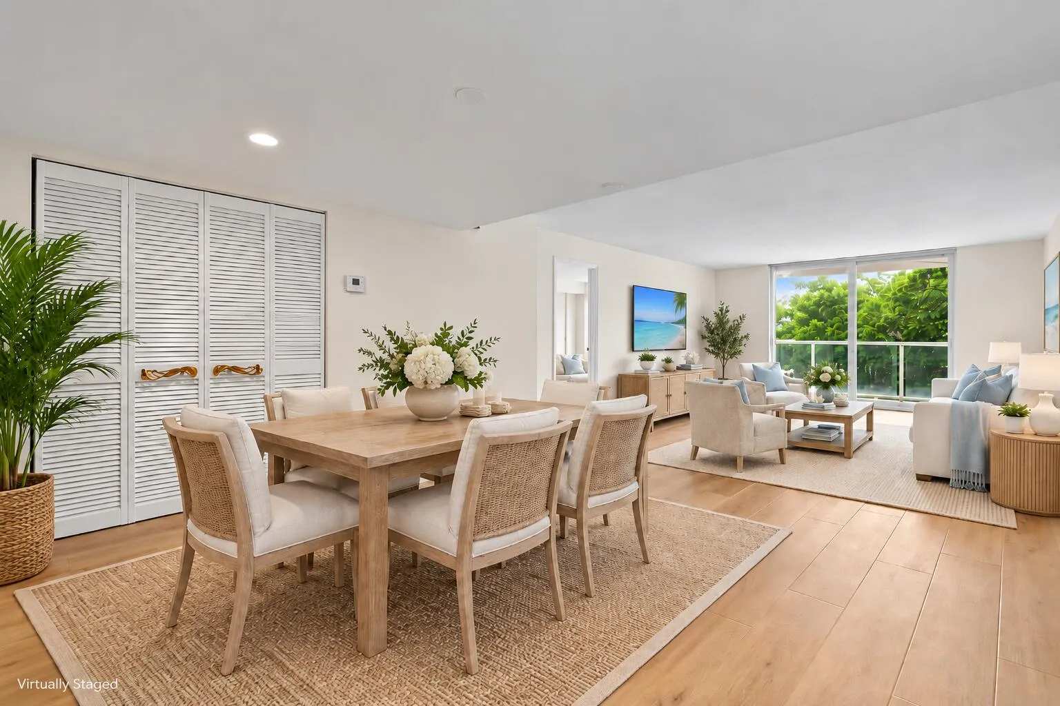 DINING/ LIVING ROOM STAGED