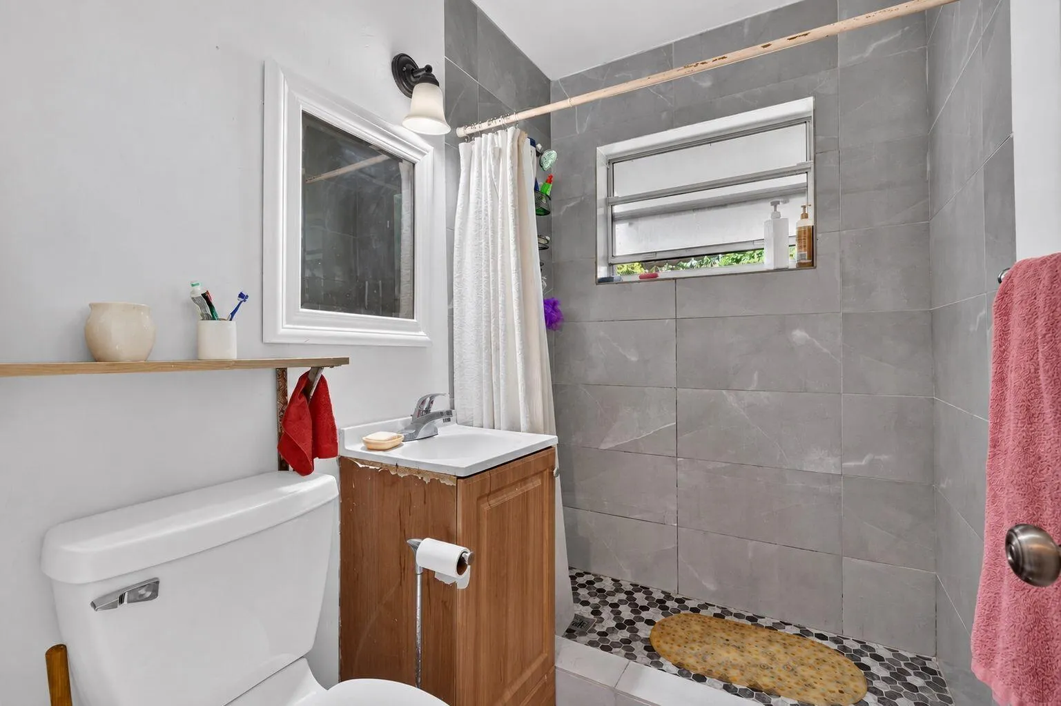 upgraded bath view