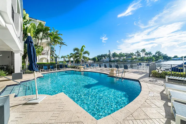 Community Pool overlooking Intracoastal