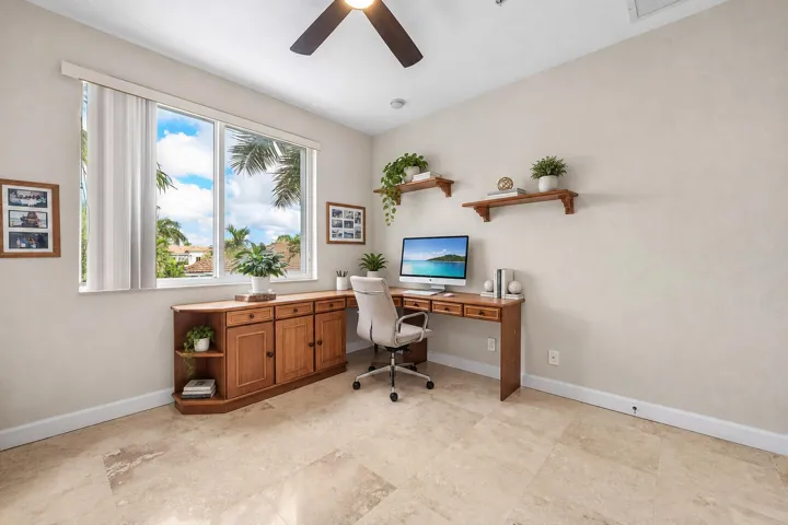 Bedroom 2 with Built-in Desk