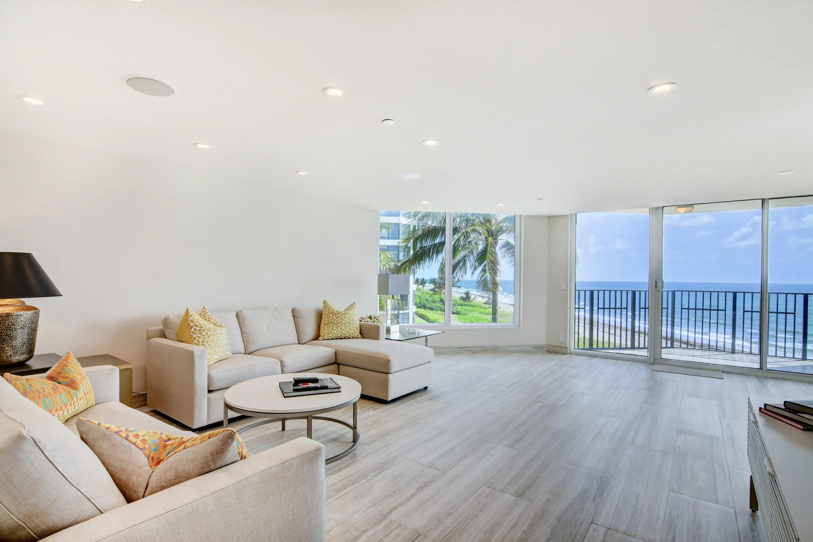 Living Room Direct Ocean Views