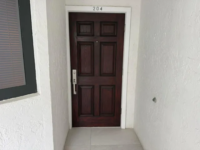 Newly Painted Door & New Hardware