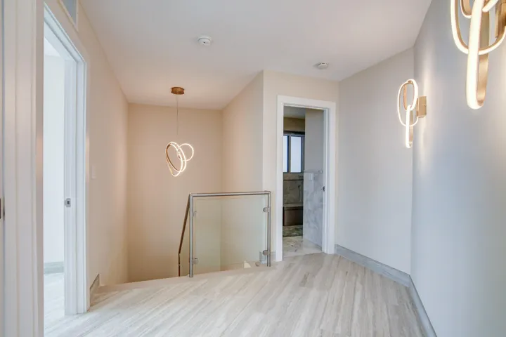 Glass Paneled Stair Railing