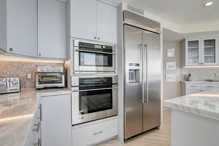 Kitchen has Brand New Monogram Oven, Microwave, Induction Cooktop
