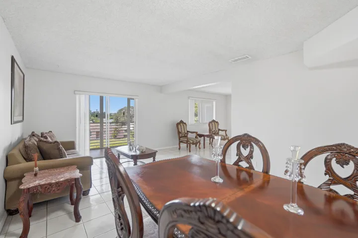 View of living room from dining room