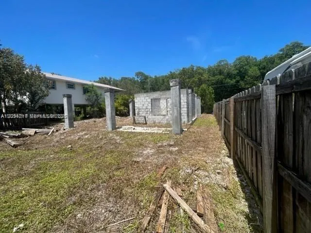 Back yard view