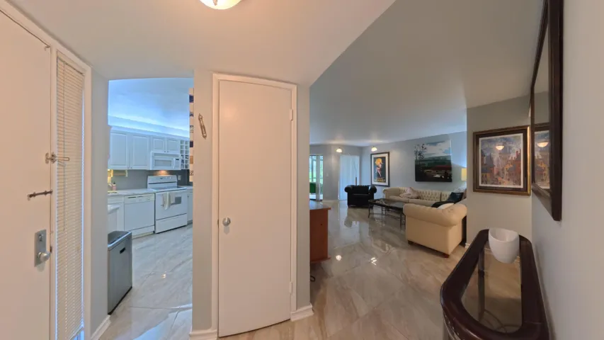 Foyer, Kitchen & Living room