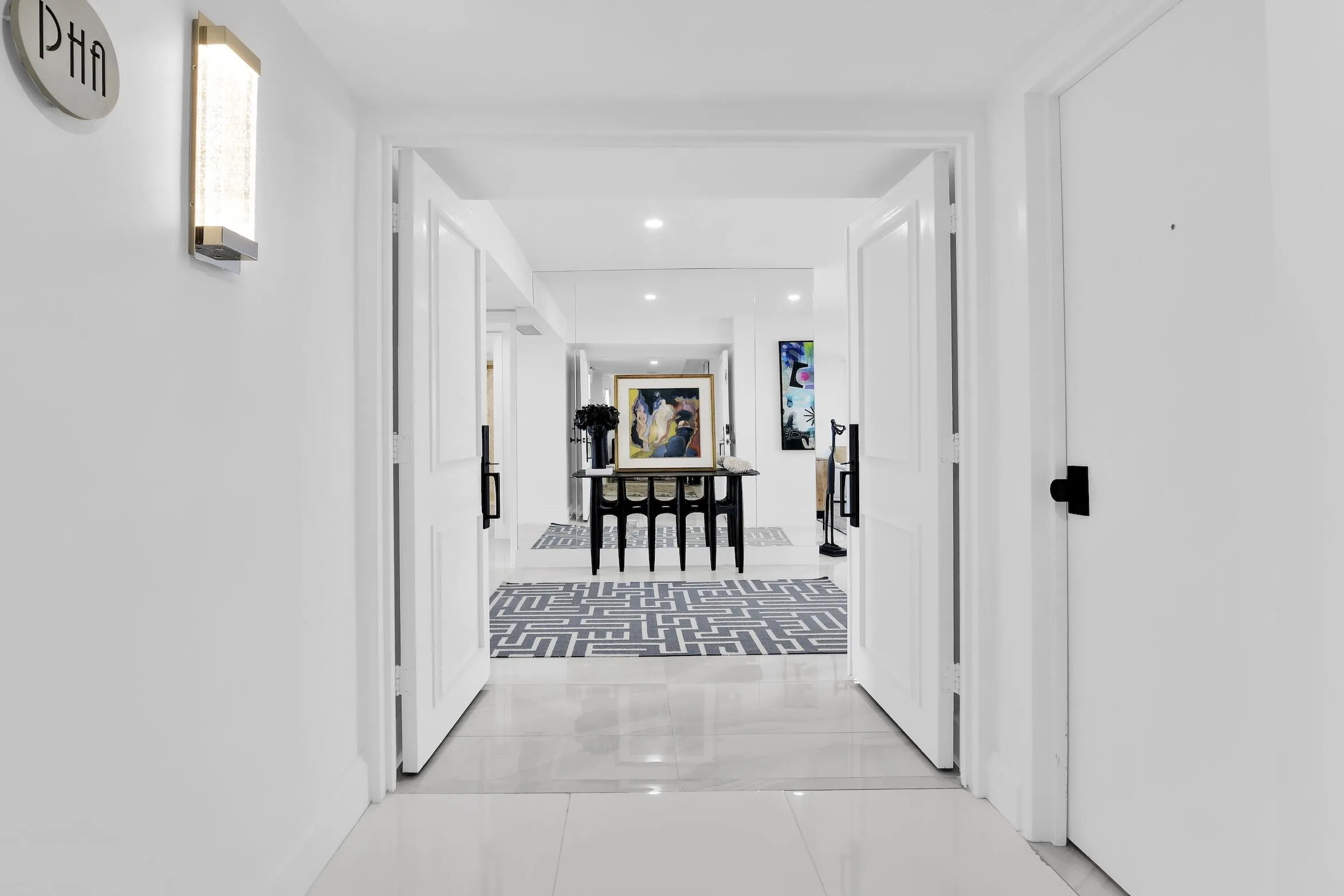 Semi-private entrance