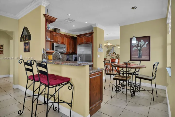 KITCHEN VIEW FROM FAMILY ROOM