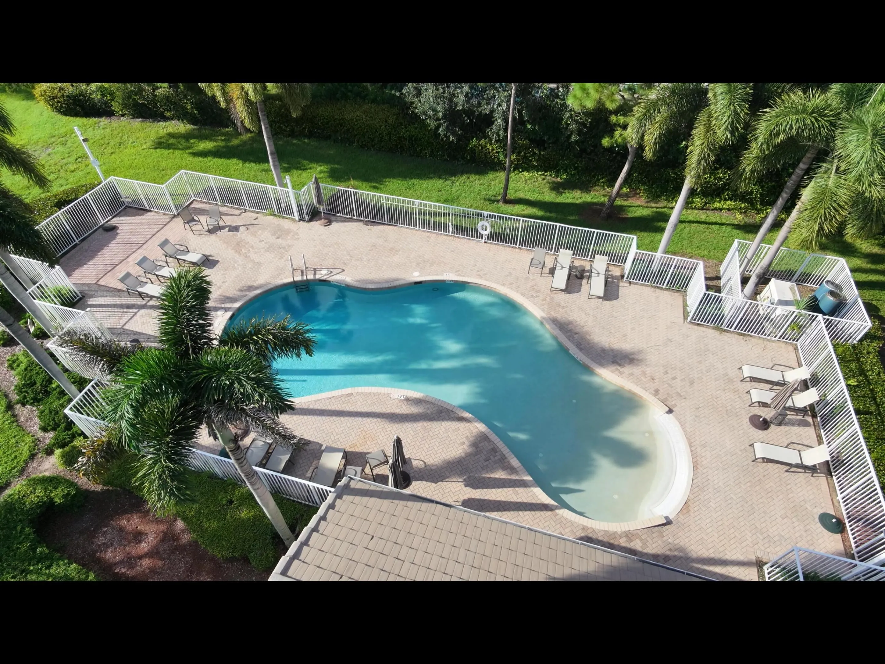 Community Pool Aerial