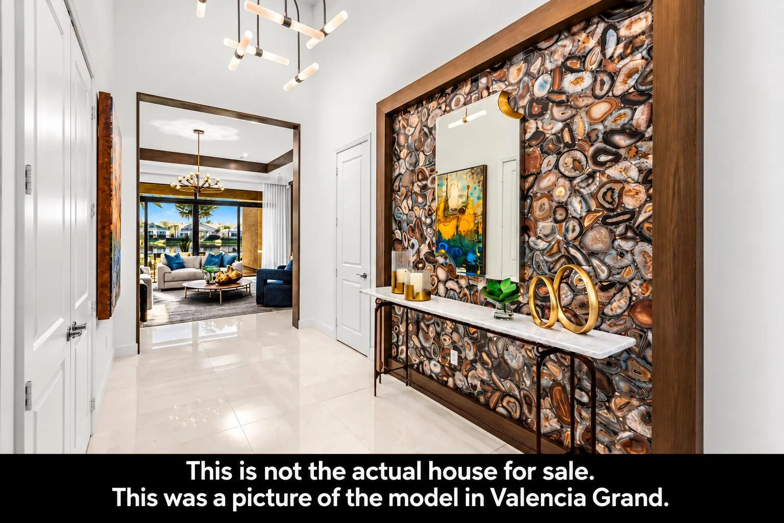 This is not the actual house for sale