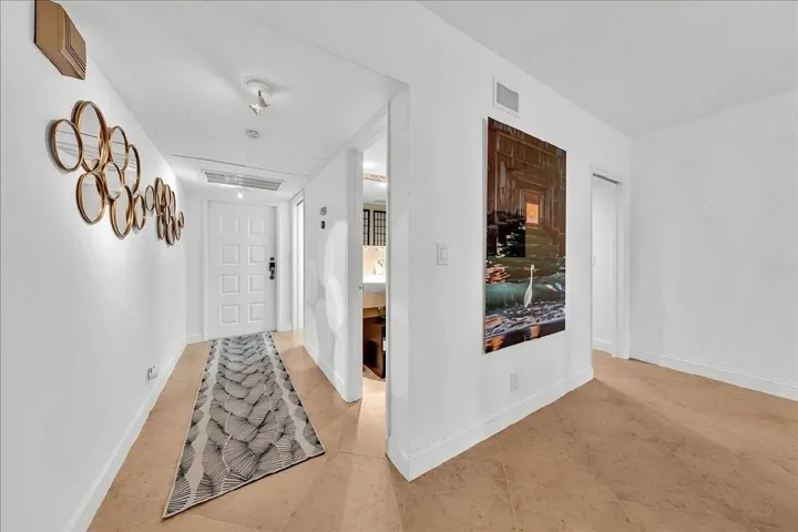 View of front door hallway
