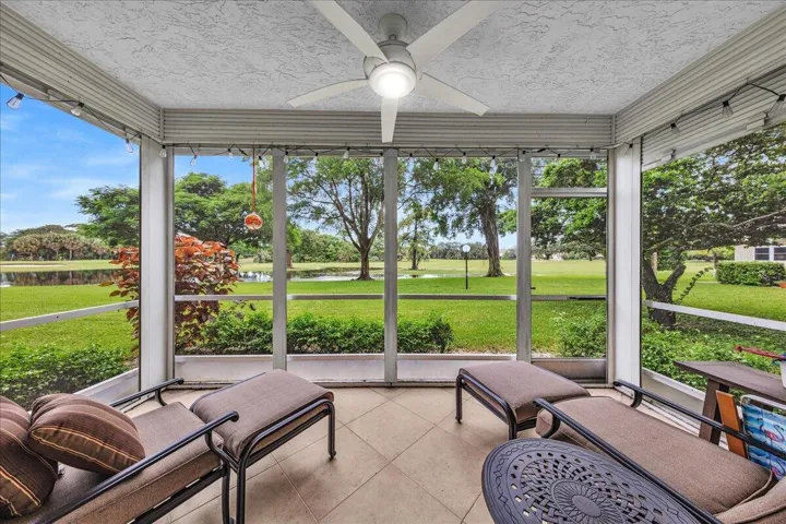 Easy access to the back of the building onto the 13th fairway