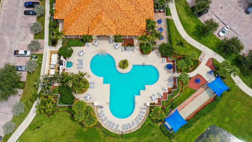 Aerial of Pool