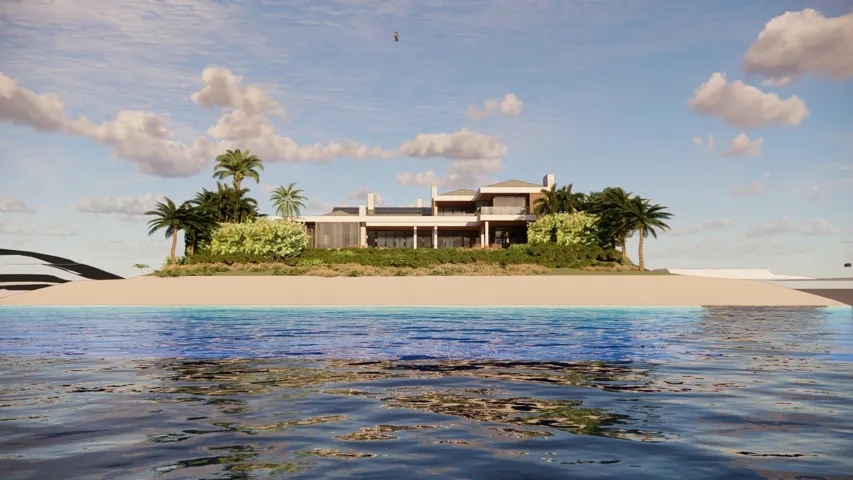 Rear view from Ocean