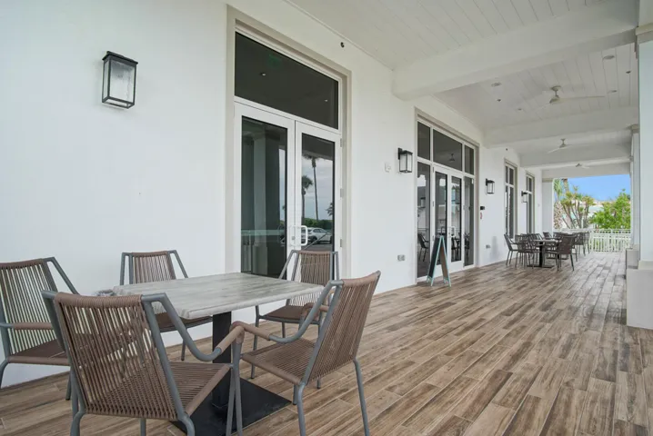 Clubhouse patio