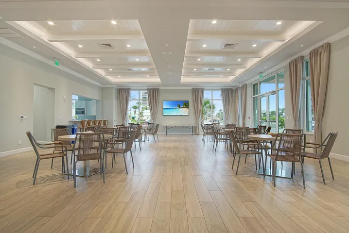 Clubouse dining area