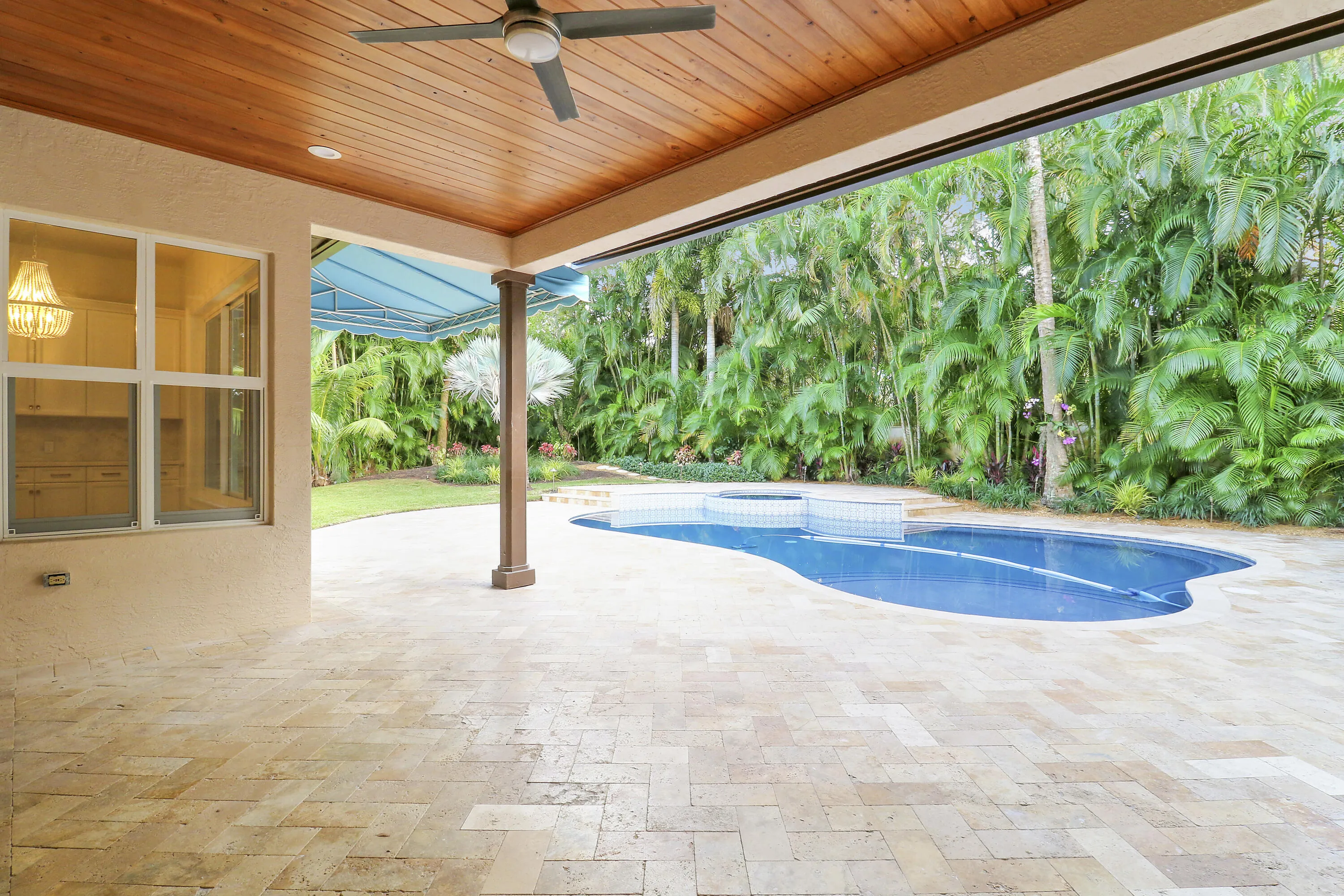 Covered Porch and Pool