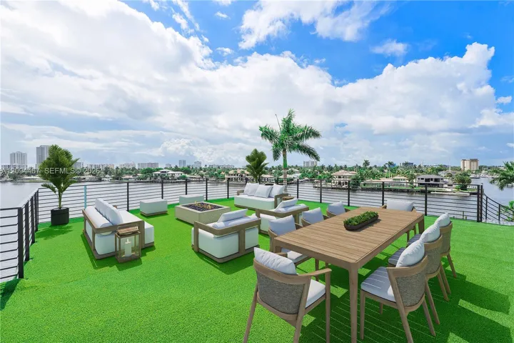 Fourth floor rooftop terrace/lounge(virtually staged)