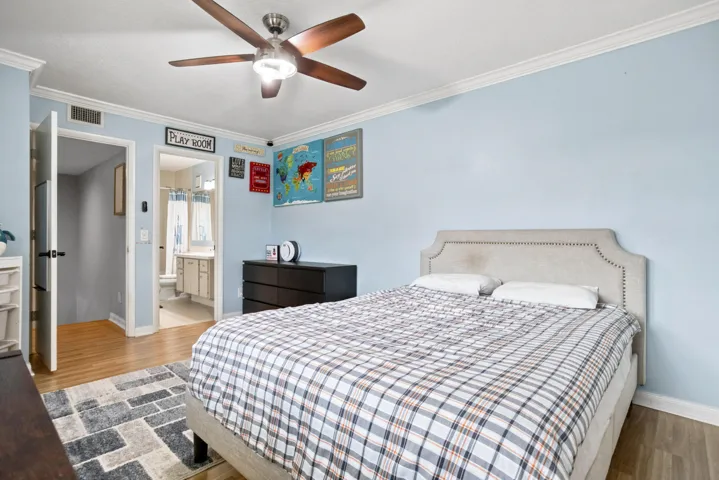 Hardwood-style flooring throughout