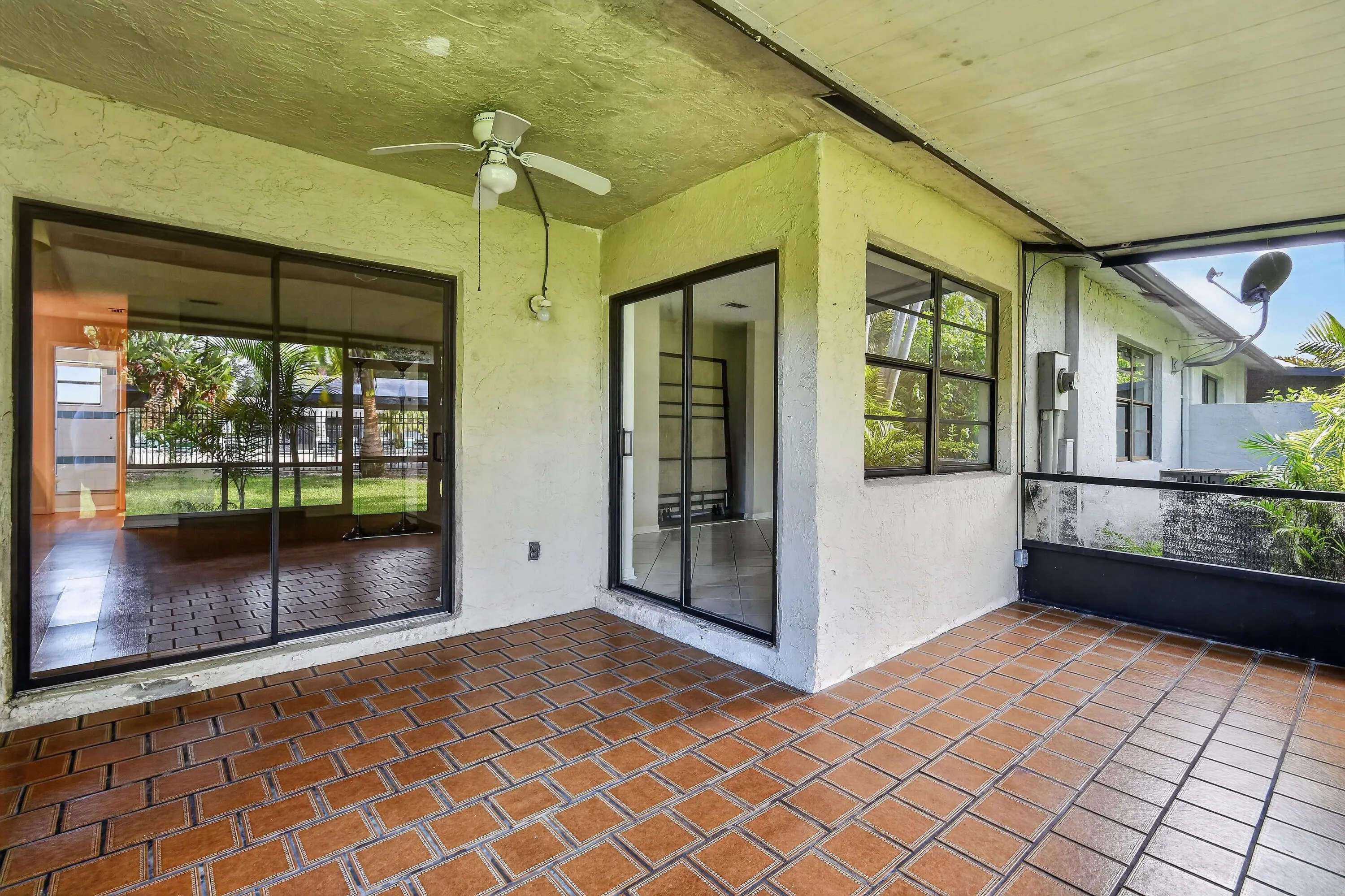 Walk out from Master bedroom
