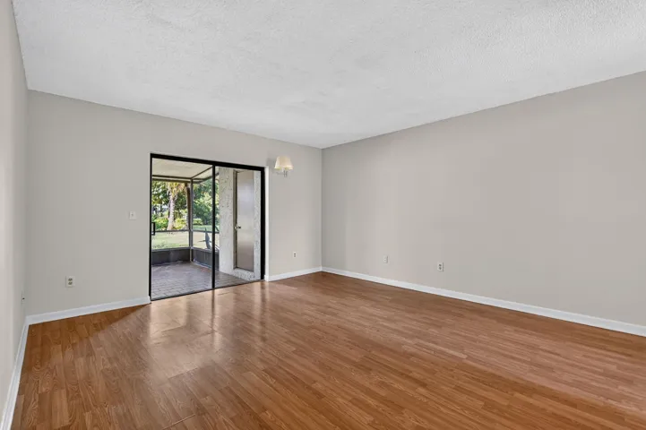 Opens to screened porch.