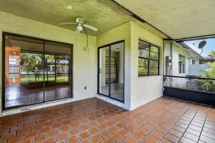 Walk out from Master bedroom