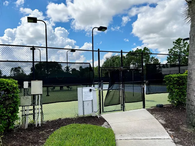 Tennis courts