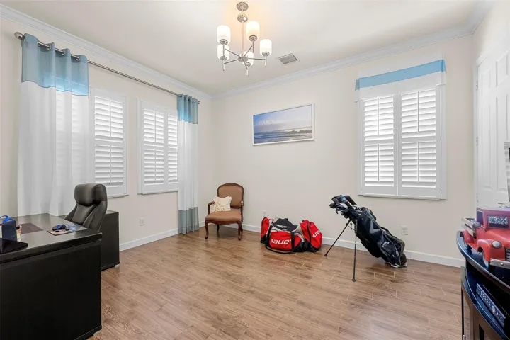 Ground floor guest bedroom, currently office