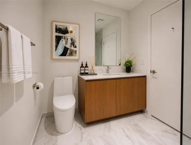 Den Bathroom- Virtually Staged