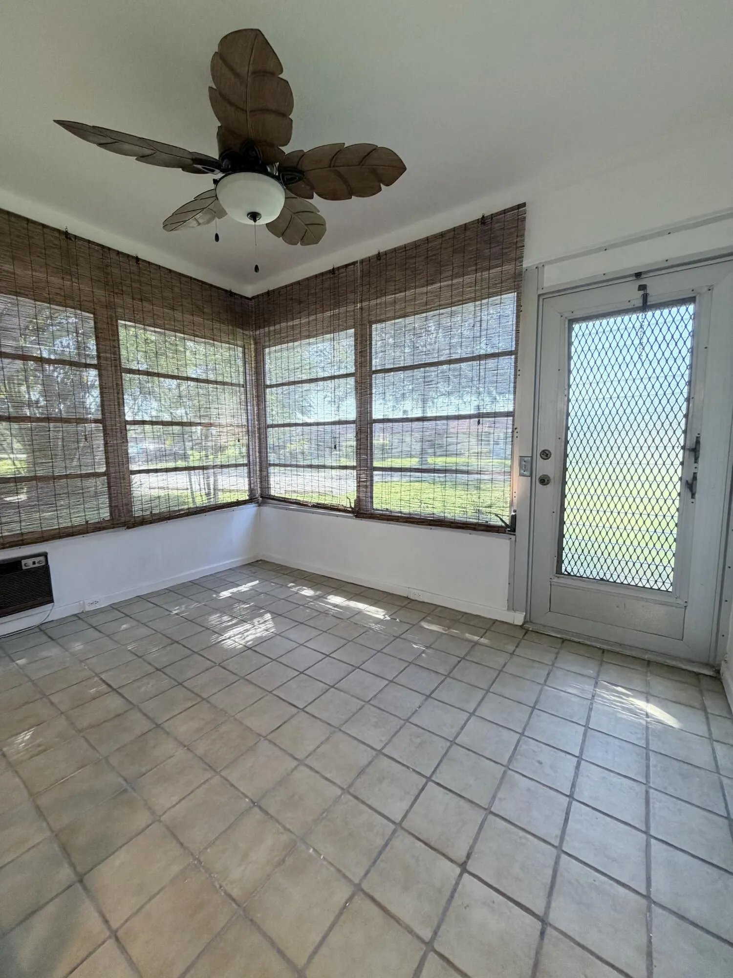 Enclosed patio