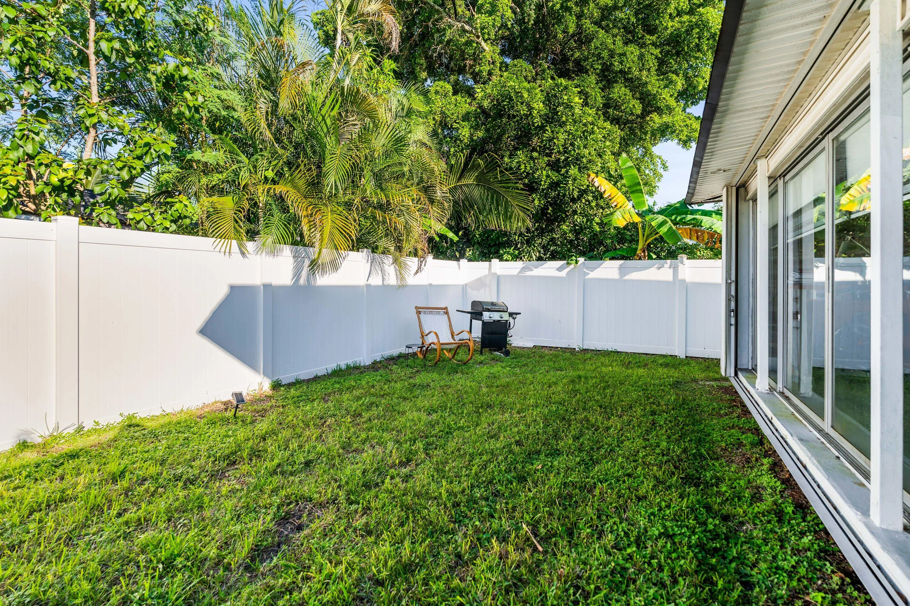 Back Yard. Rear Exterior
