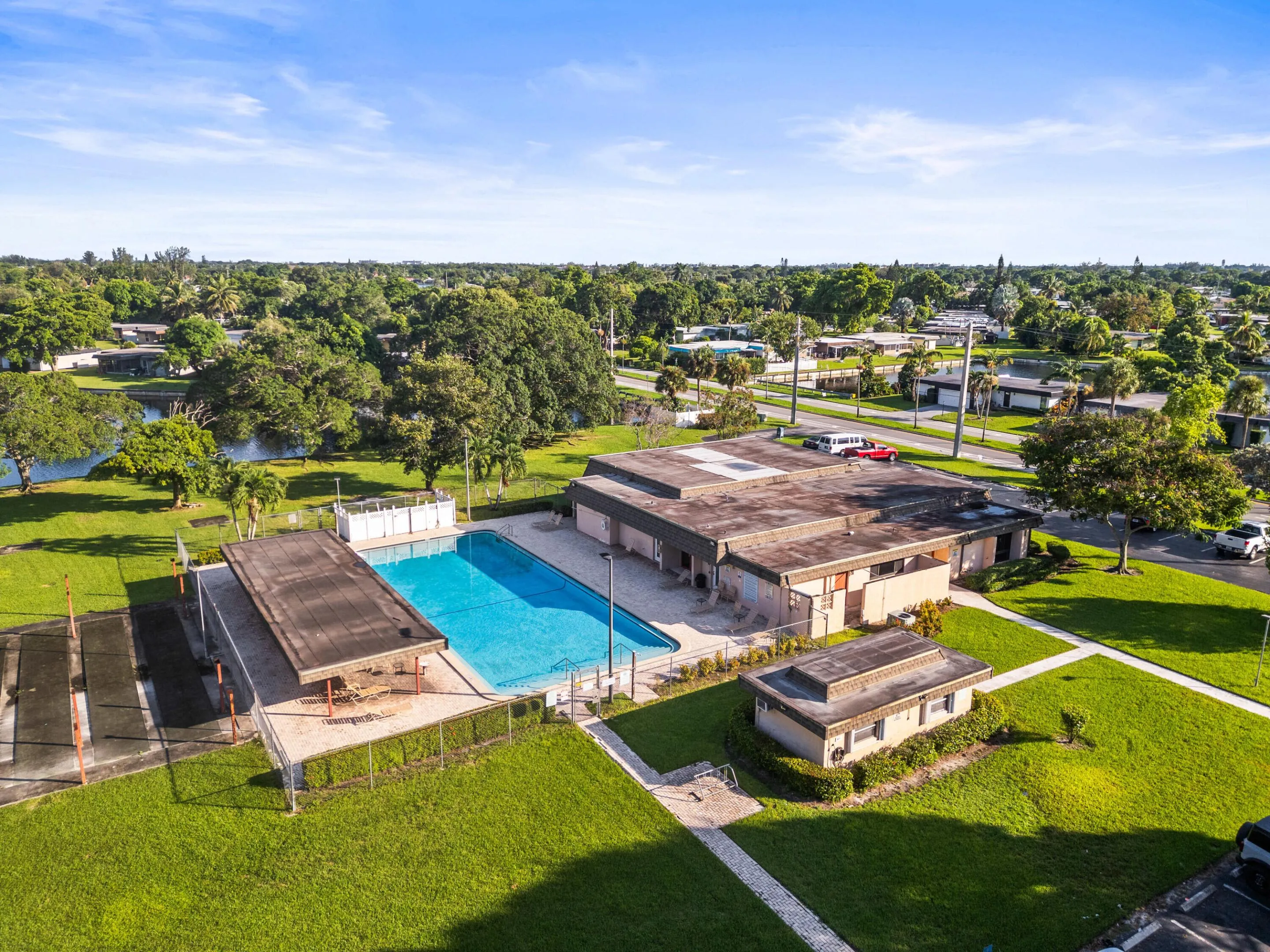 Aerial View. Community Pool
