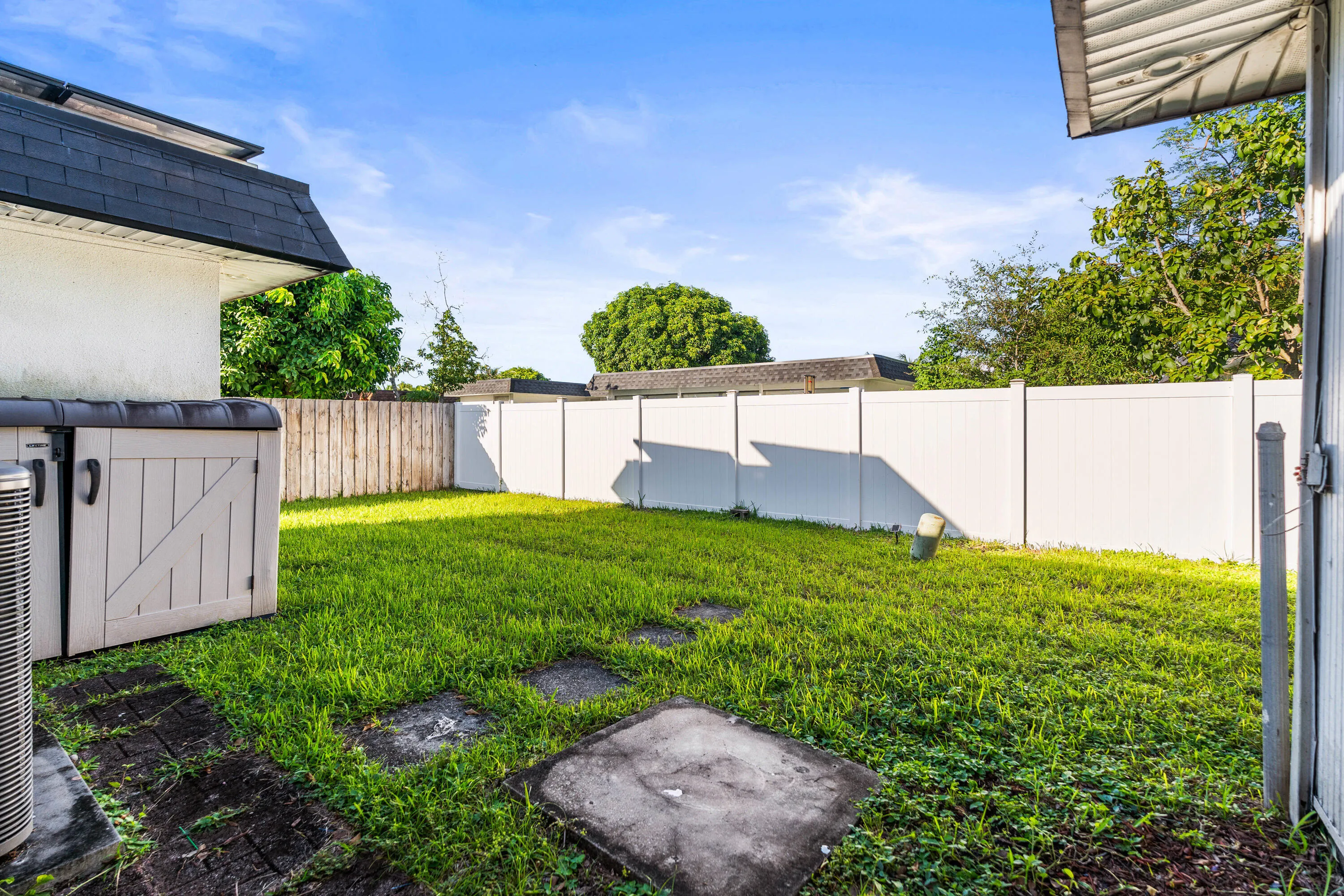 Fenced Backyard