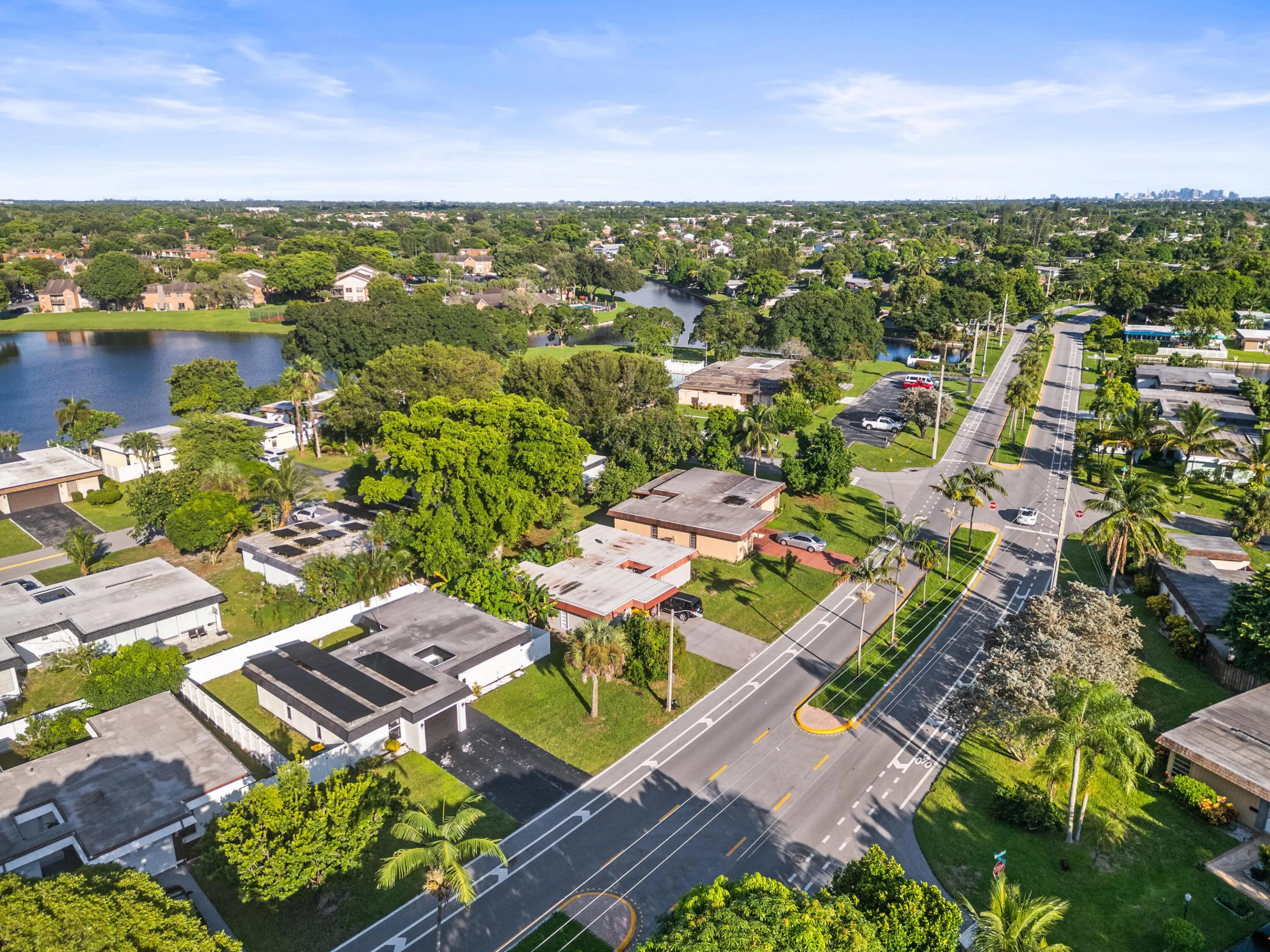 Aerial View. Neighborhood