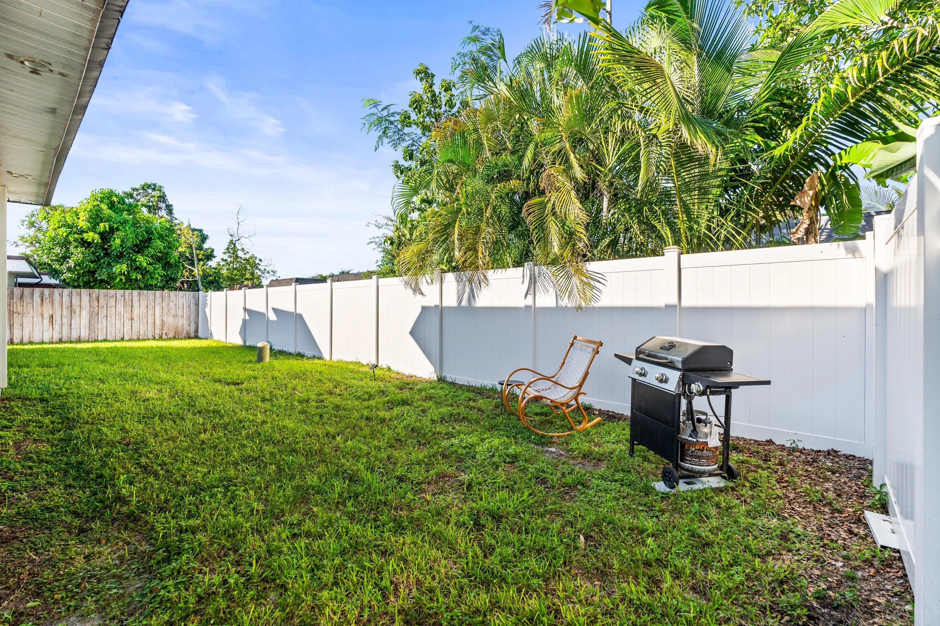 Spacious Fenced Backyard