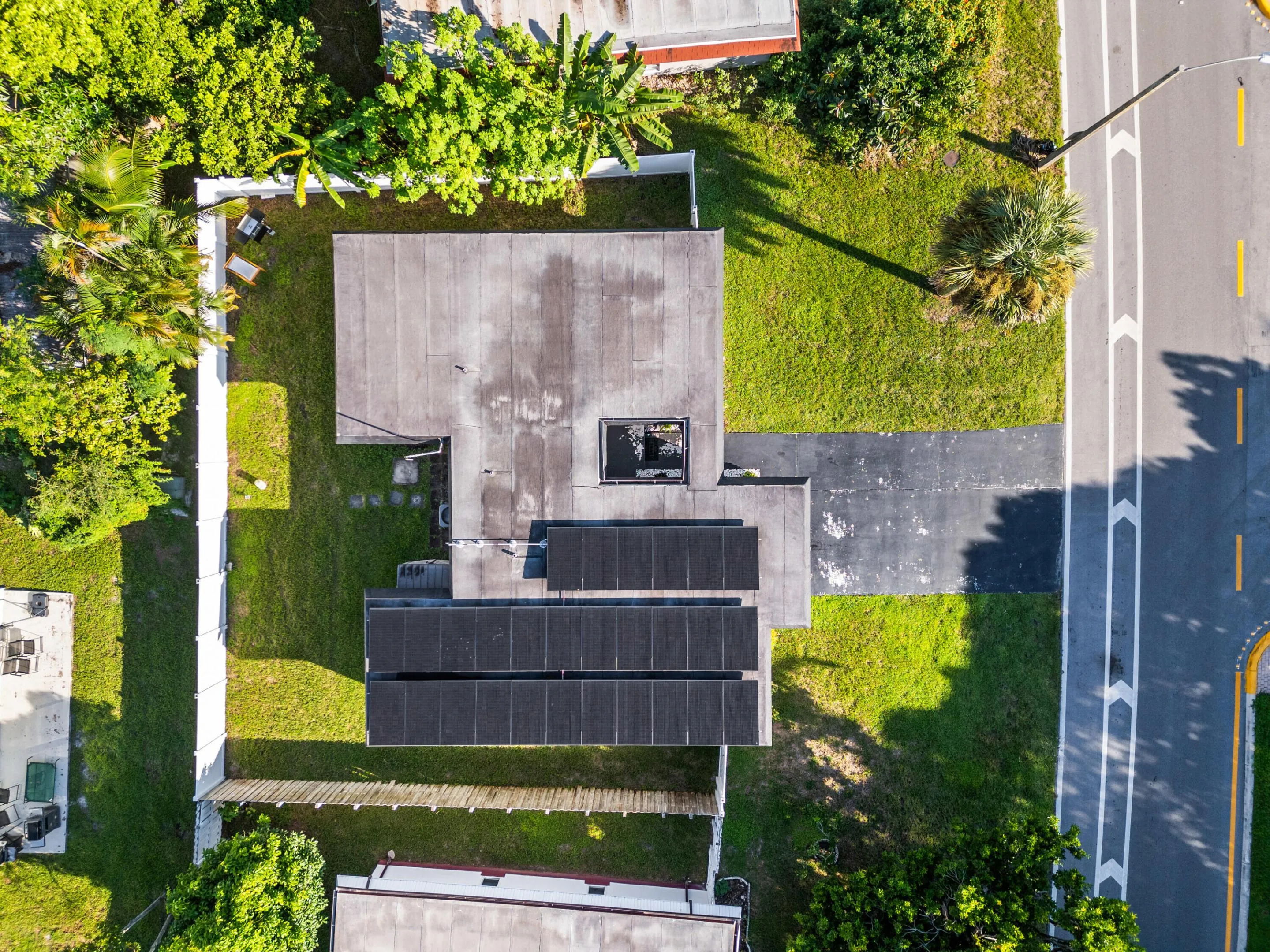 Aerial View. Poperty and Lot