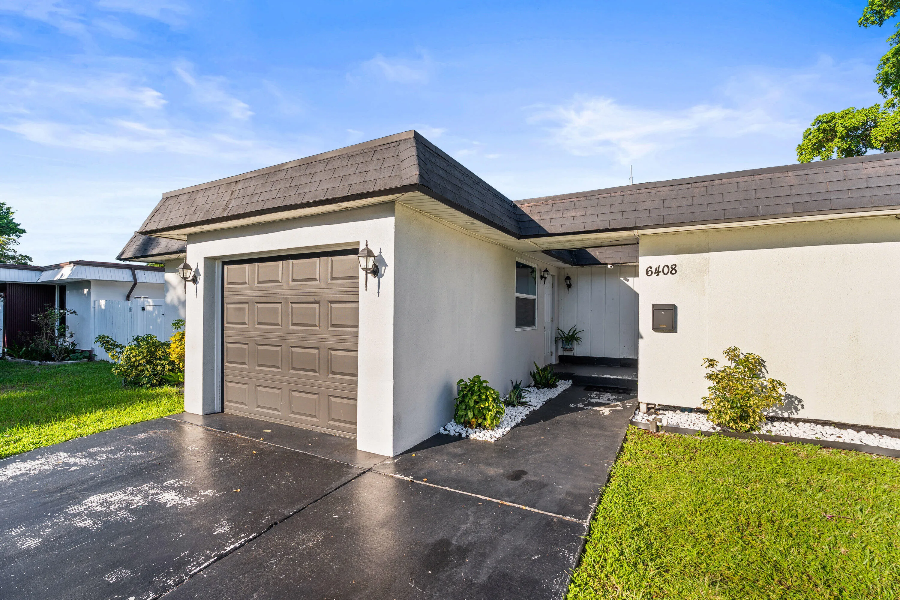 Garage and Side Exterior