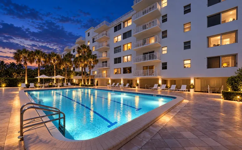 139 Pool Twilight