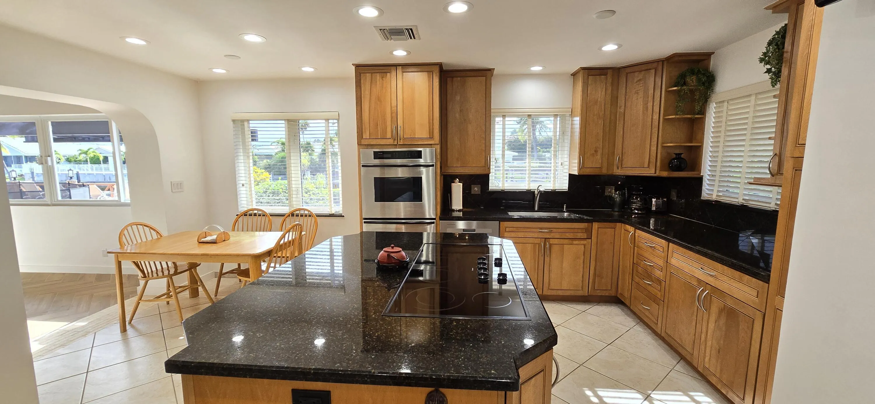 Water view kitchen & island