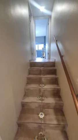 stairs to 2nd bedroom