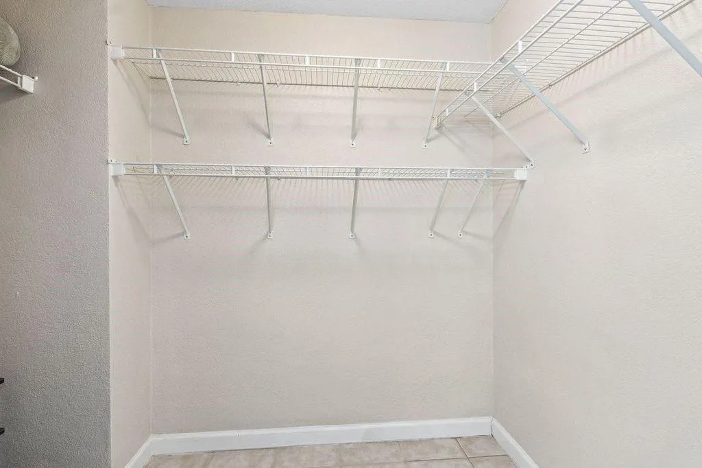 Large walk in closet
